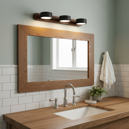 Black Travertine Wall Light, Multi-Light Design — lifestyle view