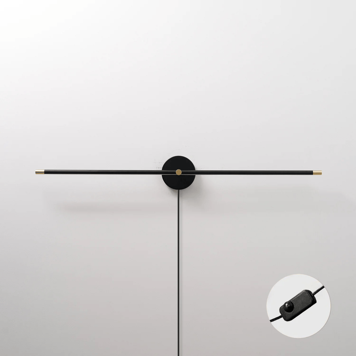 Minimalist Linear LED Wall Lamp, Dimmable — alternate angle
