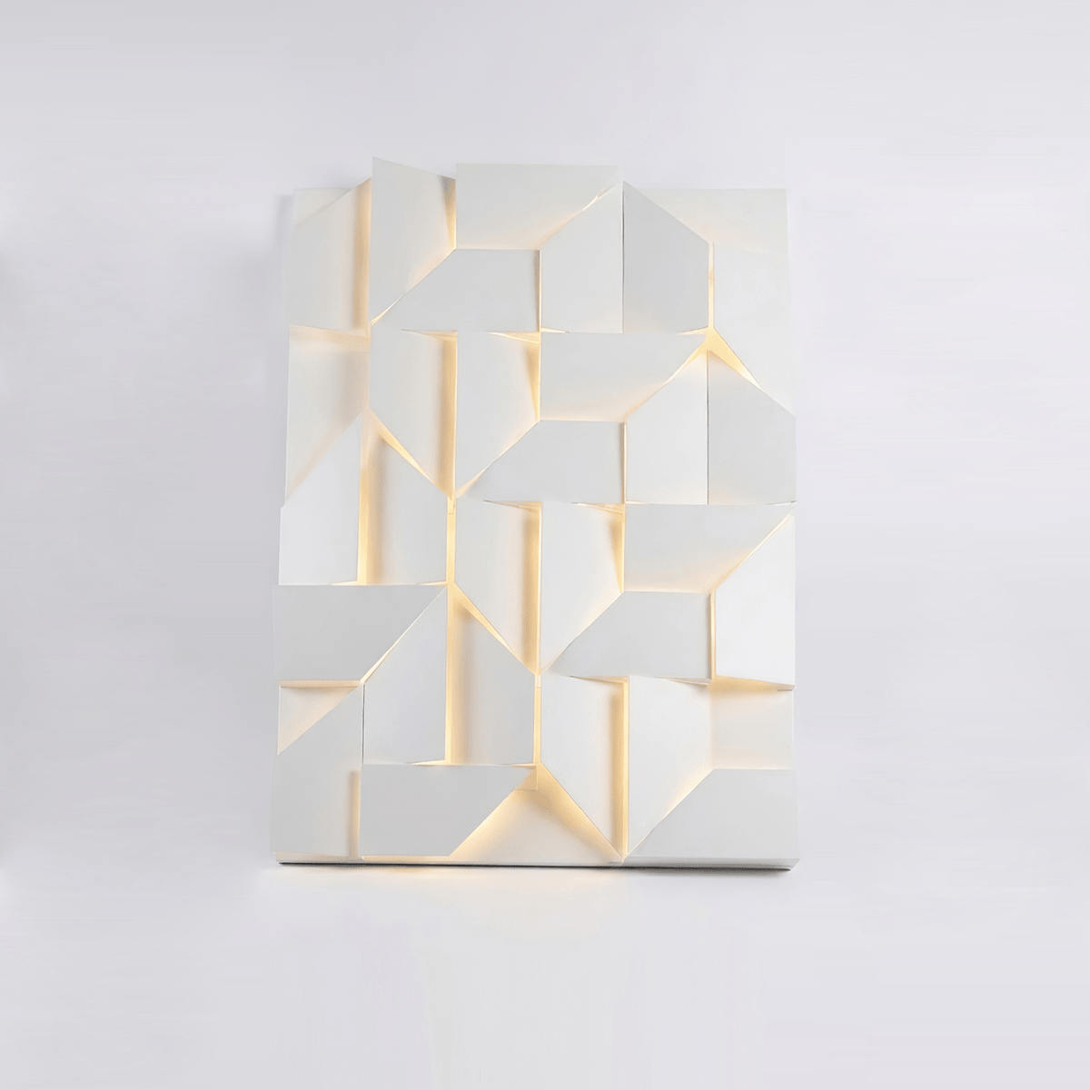 Grid Wall Sconce with Adjustable Brightness