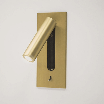 Folded Back Bedside Wall Lamp, Space-Saving Design — detail view
