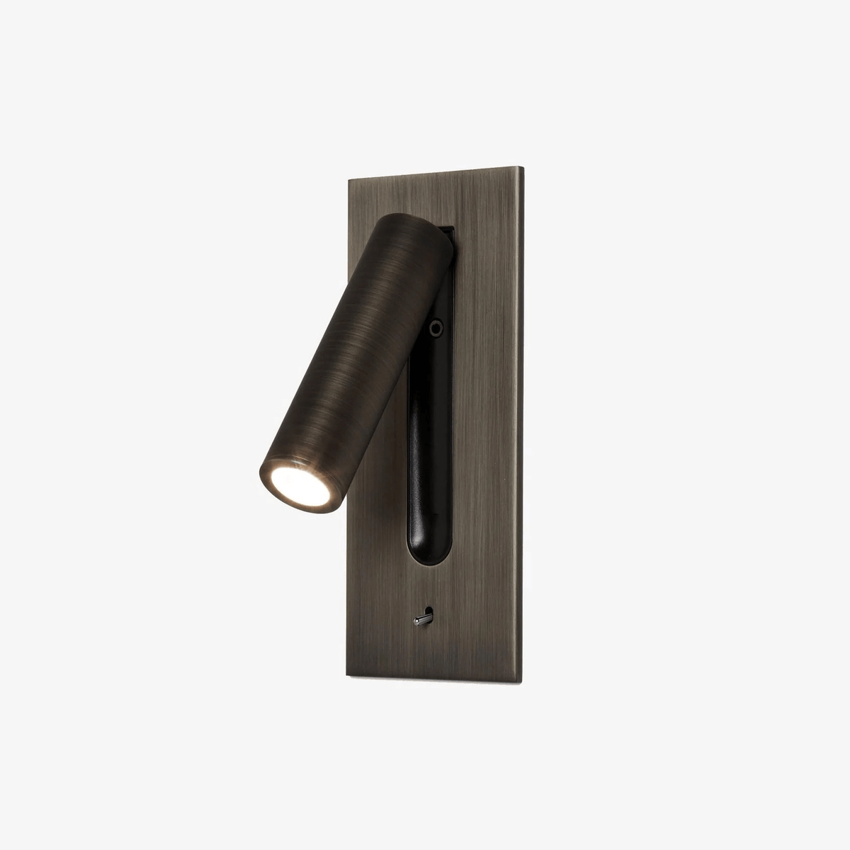 Folded Back Bedside Wall Lamp, Space-Saving Design — alternate angle