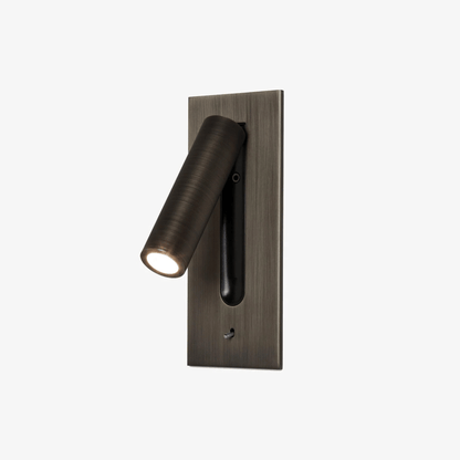 Folded Back Bedside Wall Lamp, Space-Saving Design — alternate angle