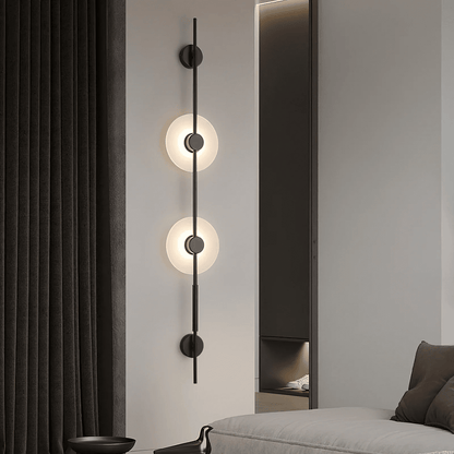 Alabaster Vertical Wall Sconce, Soft Glow