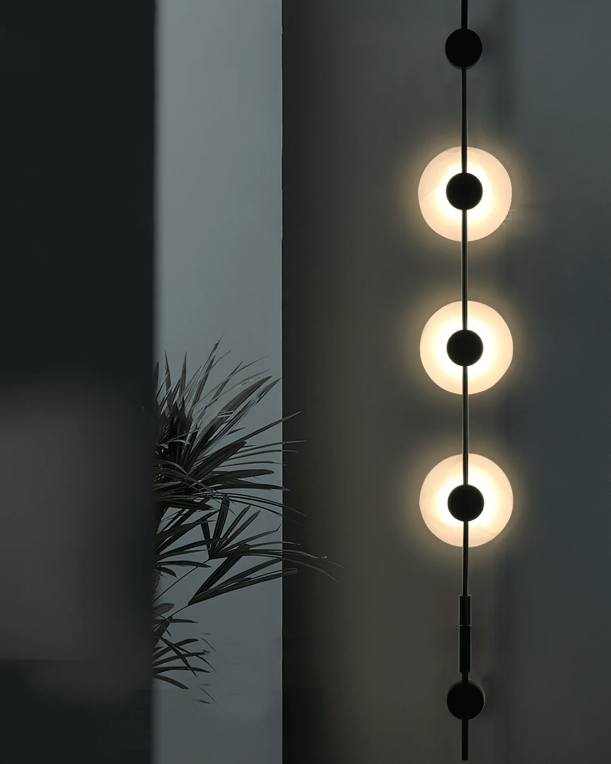 Alabaster Vertical Wall Sconce, Soft Glow