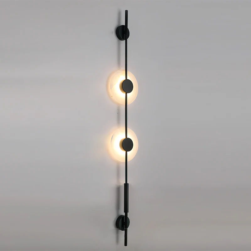 Alabaster Vertical Wall Sconce, Soft Glow