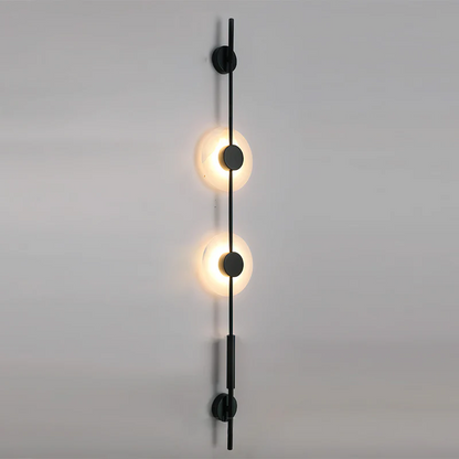 Alabaster Vertical Wall Sconce, Soft Glow