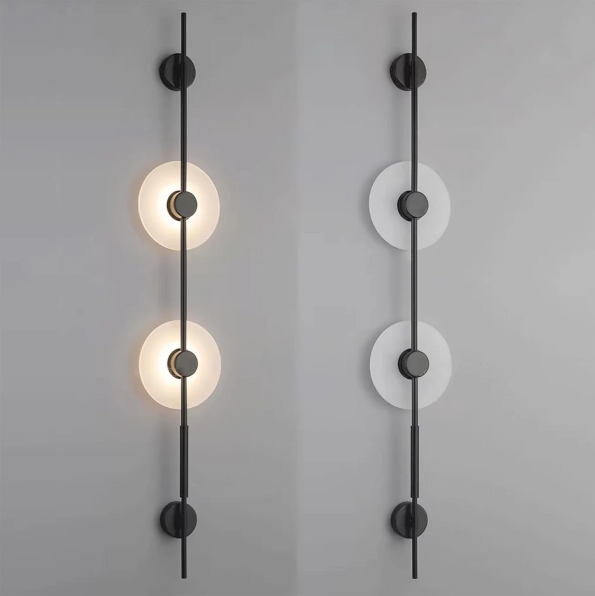 Alabaster Vertical Wall Sconce, Soft Glow