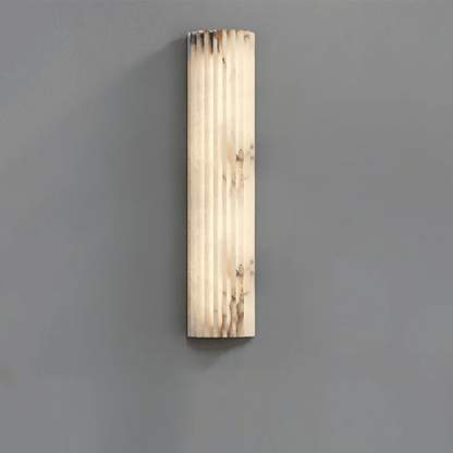 Alabaster Wall Light with Adjustable Brightness