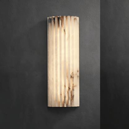 Alabaster Wall Light with Adjustable Brightness