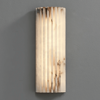 Alabaster Wall Light with Adjustable Brightness