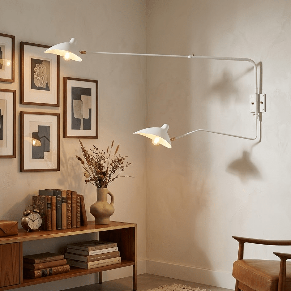 Multi-Arm Wall Sconce with Adjustable Arms