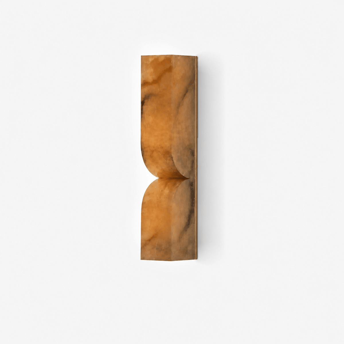 Alabaster Wall Sconce with Adjustable Light Direction — detail view