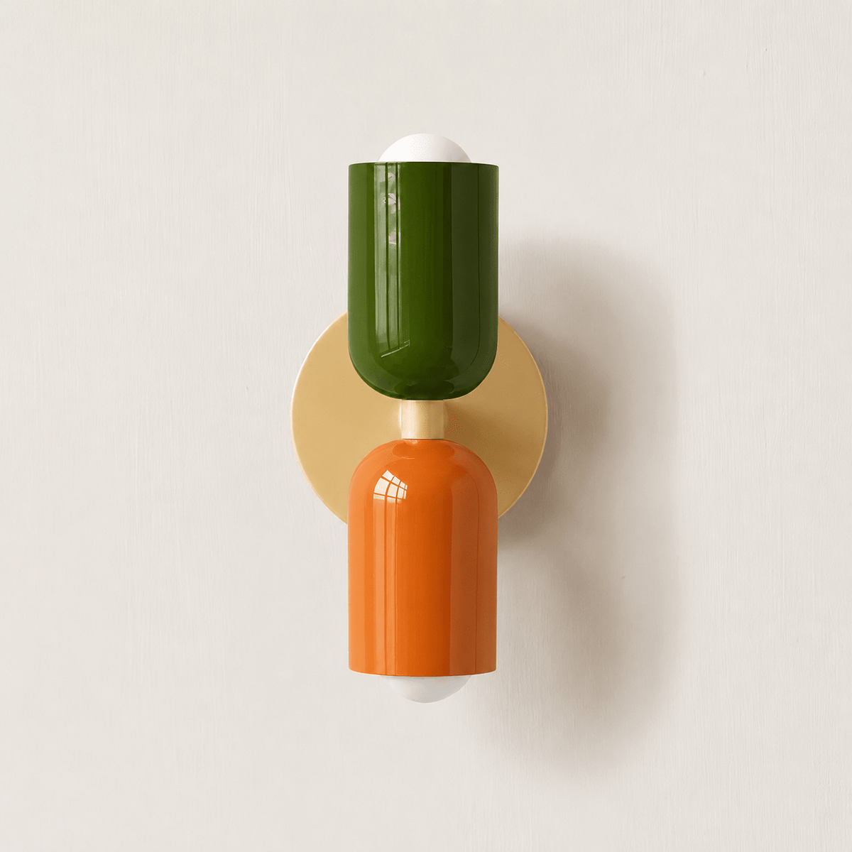 Double Wall Lamp, Vibrant Color Options