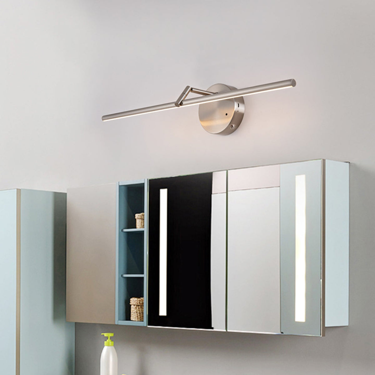 Slim Rechargeable Wall Light, Wireless Design