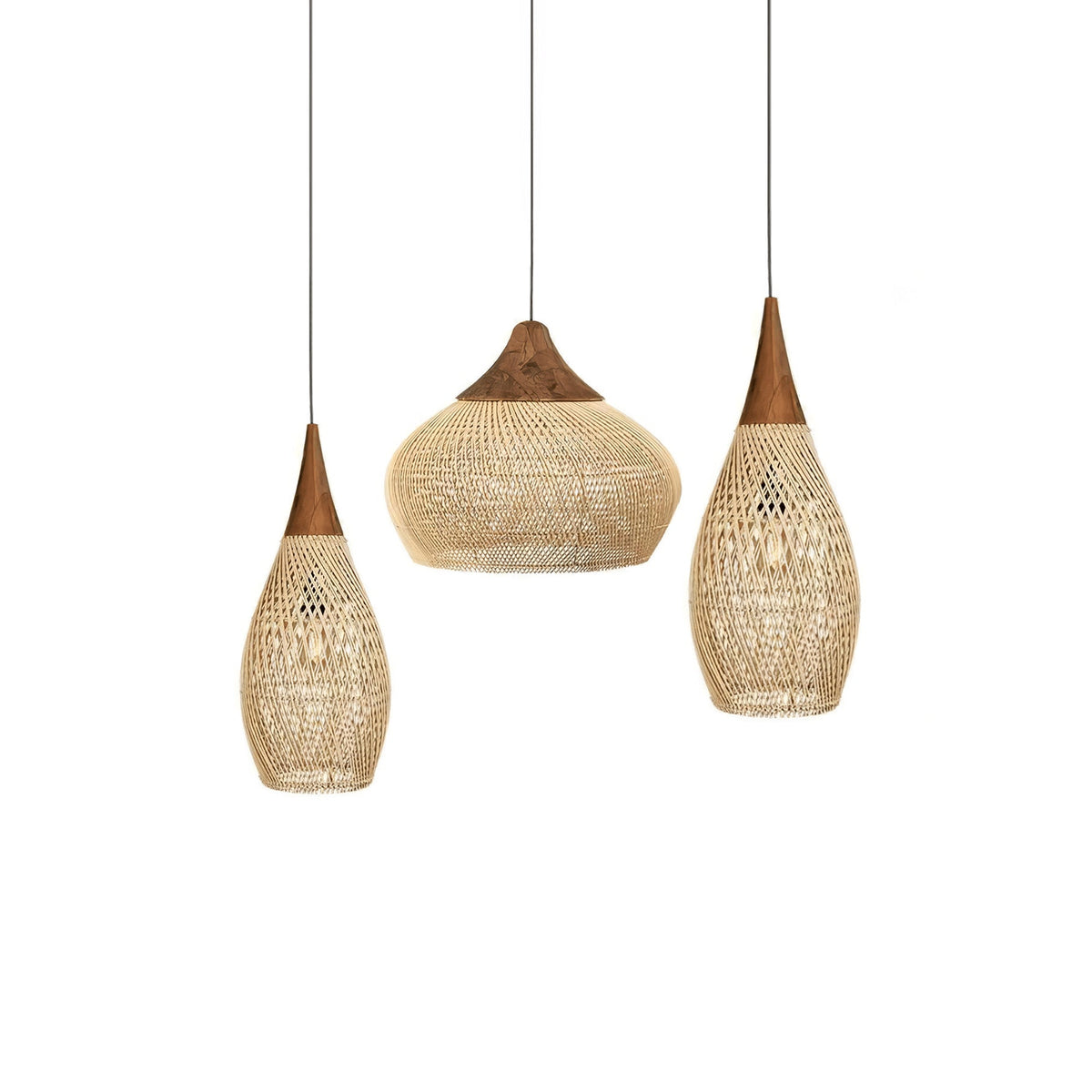 Braided Rattan Pendant Lamp Position 110