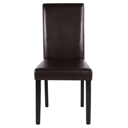 PU Cushion Dining Chairs, Set of 4, Easy to Clean — lifestyle view