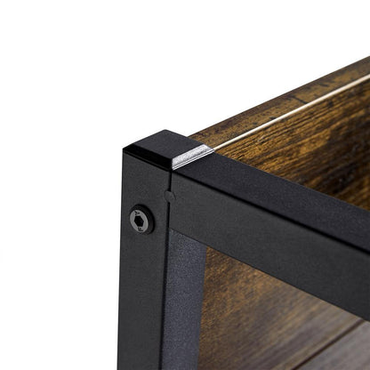 47-Inch Home Office Desk with Bookshelf & Storage Compartments — detail view