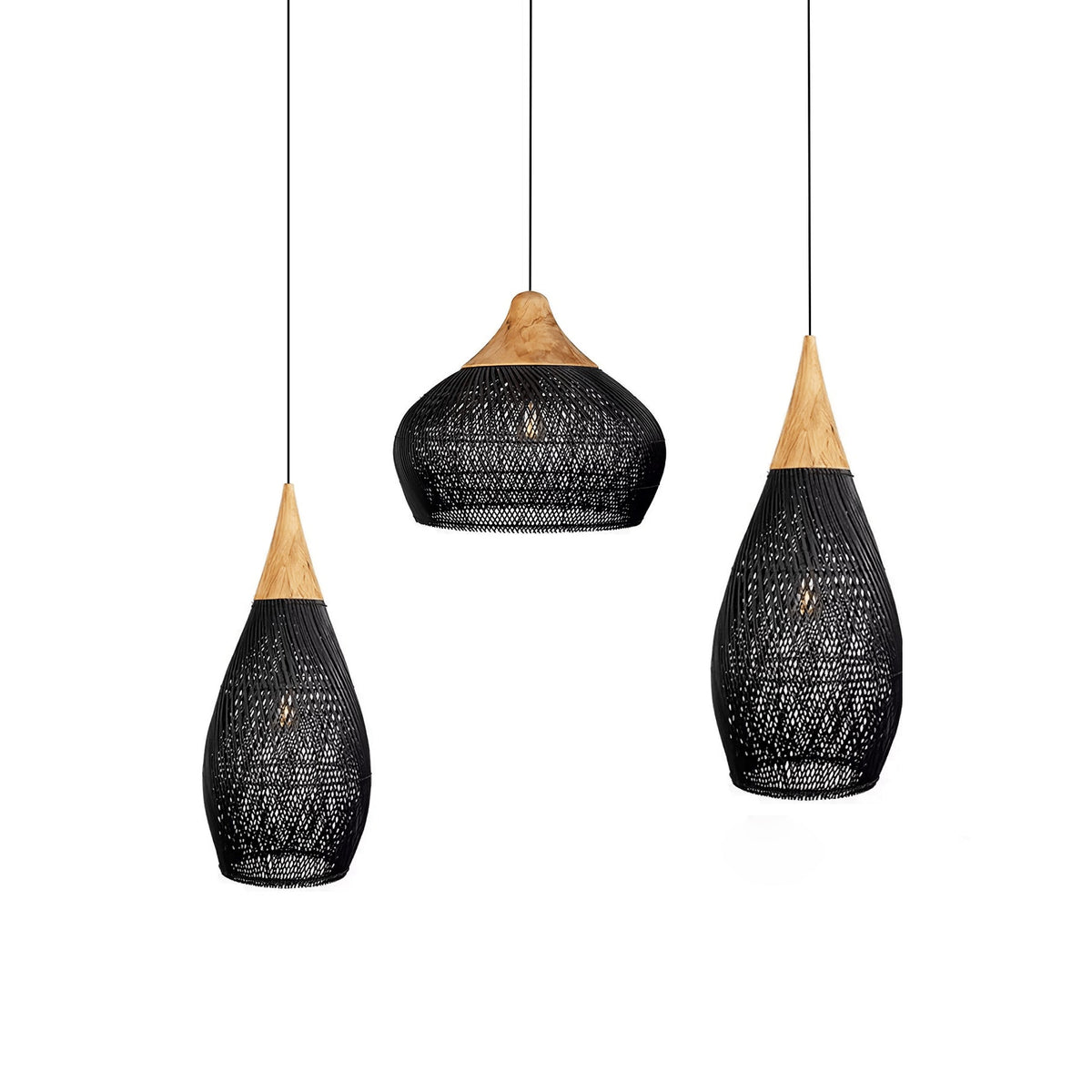 Braided Rattan Pendant Lamp Position 97