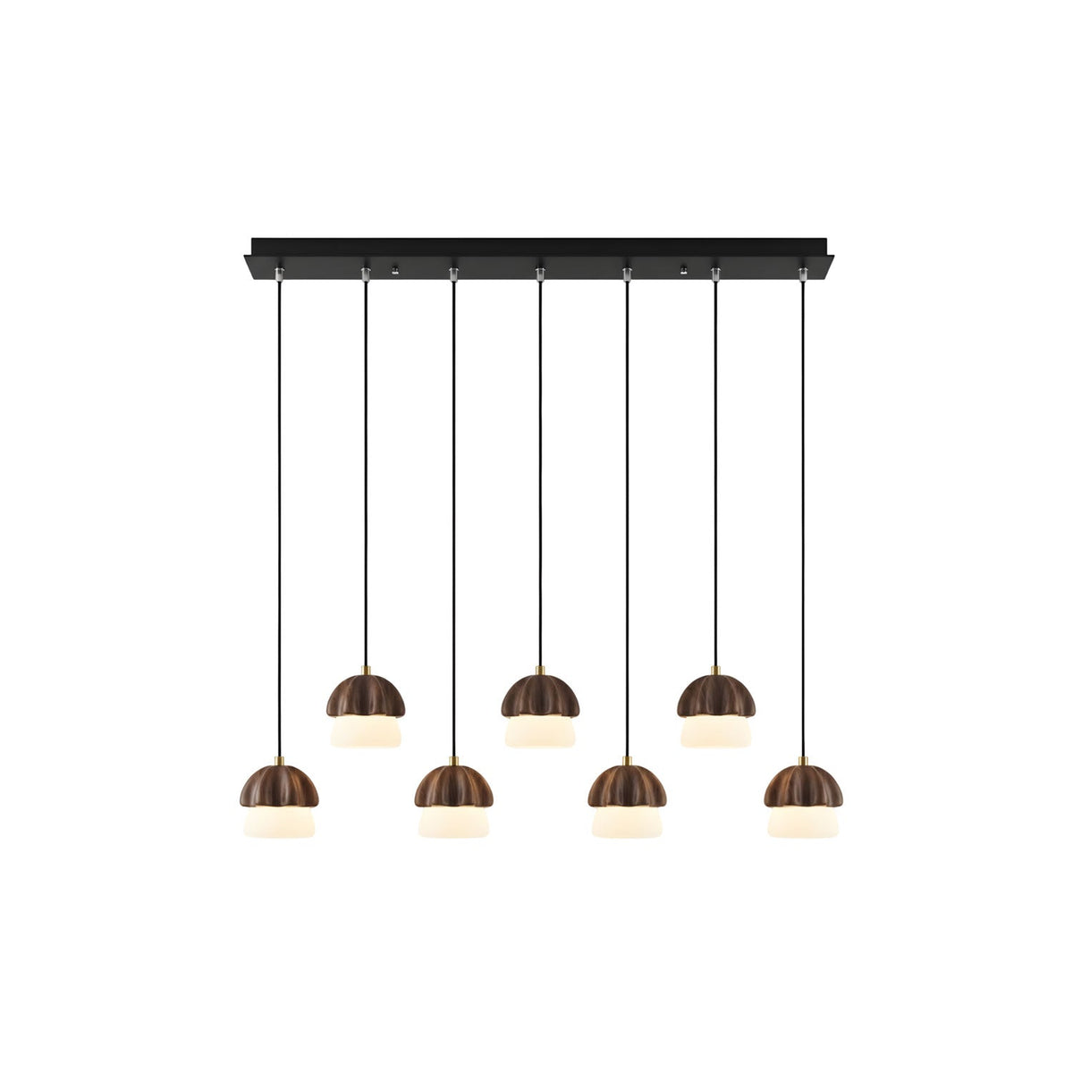 Mushroom Cluster Chandelier with Adjustable Height