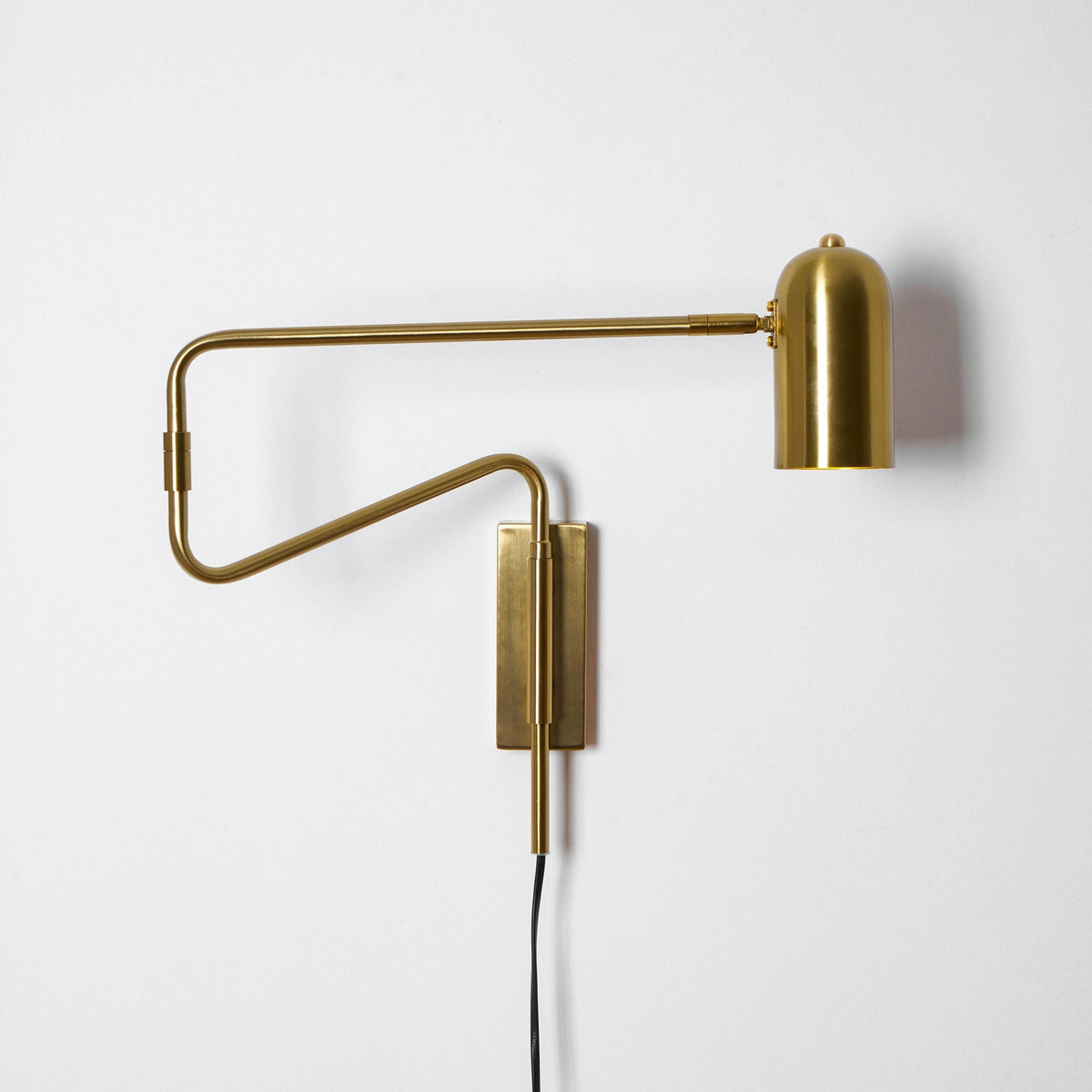 Adjustable Arm Wall Lamp with USB Charging