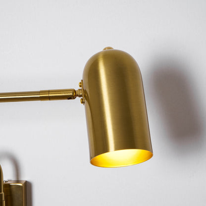 Adjustable Arm Wall Lamp with USB Charging