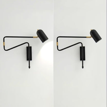Adjustable Arm Reading Wall Lamp with Dimmable LED