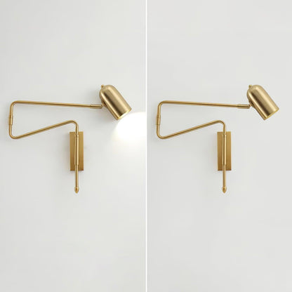 Adjustable Arm Reading Wall Lamp with Dimmable LED