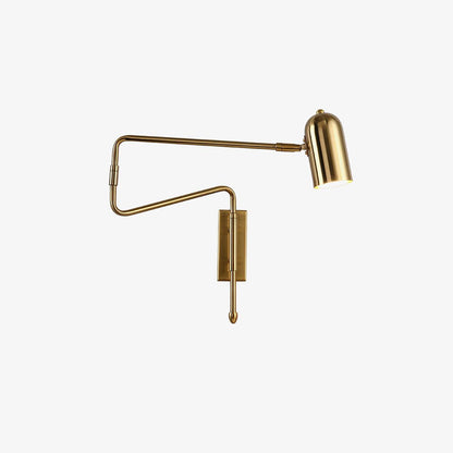 Adjustable Arm Reading Wall Lamp with Dimmable LED