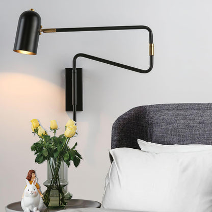 Adjustable Arm Reading Wall Lamp with Dimmable LED