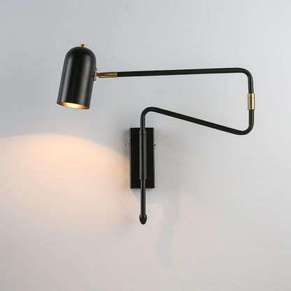 Adjustable Arm Reading Wall Lamp with Dimmable LED