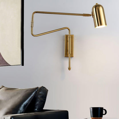 Adjustable Arm Reading Wall Lamp with Dimmable LED