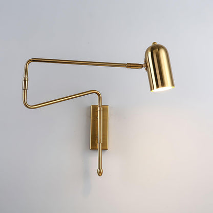 Adjustable Arm Reading Wall Lamp with Dimmable LED