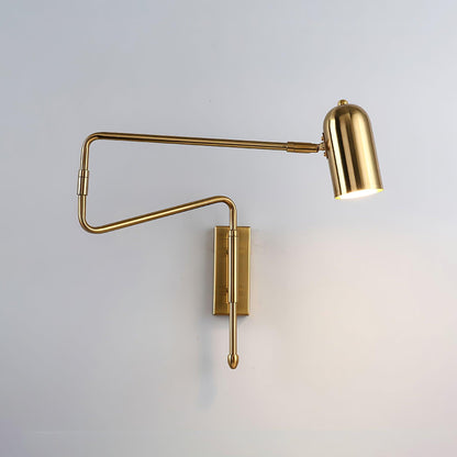 Adjustable Arm Reading Wall Lamp with Dimmable LED