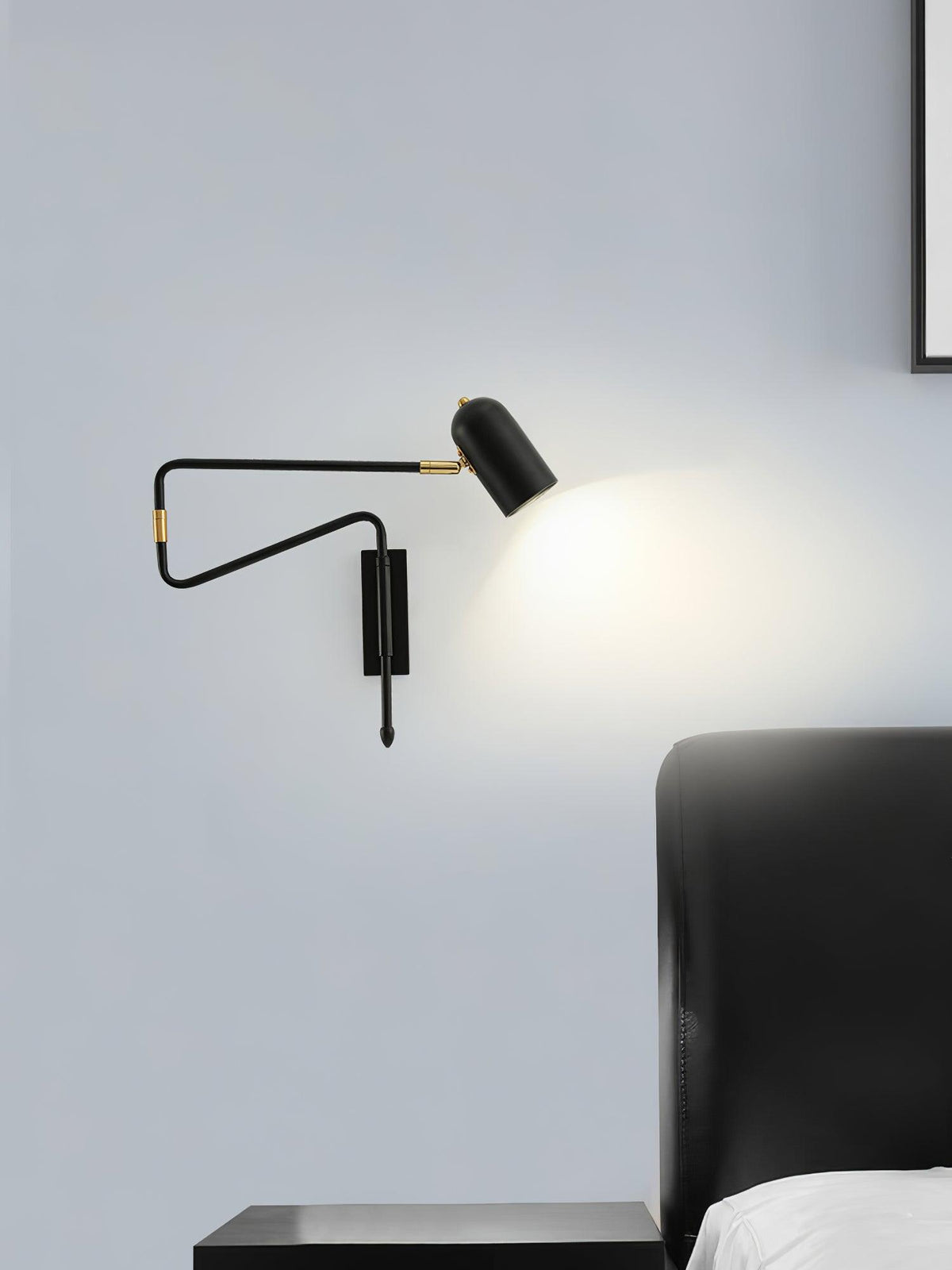 Adjustable Arm Reading Wall Lamp with Dimmable LED