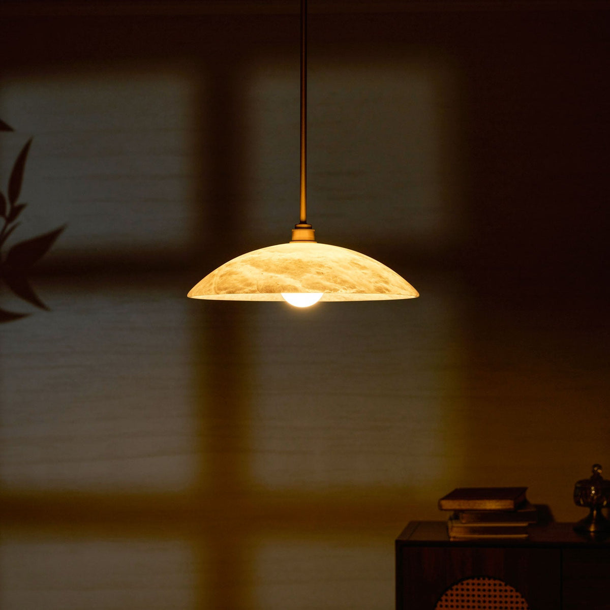 Alabaster Dome Pendant Lamp Position 59