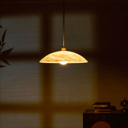 Alabaster Dome Pendant Lamp Position 59