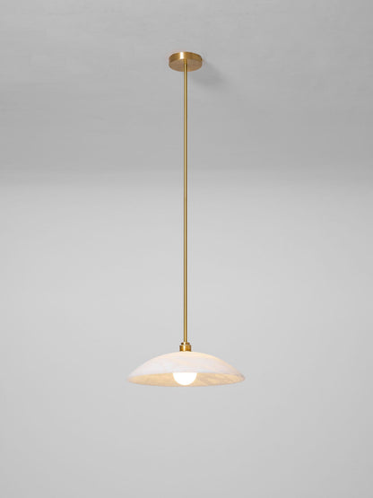 Alabaster Dome Pendant Lamp Position 60