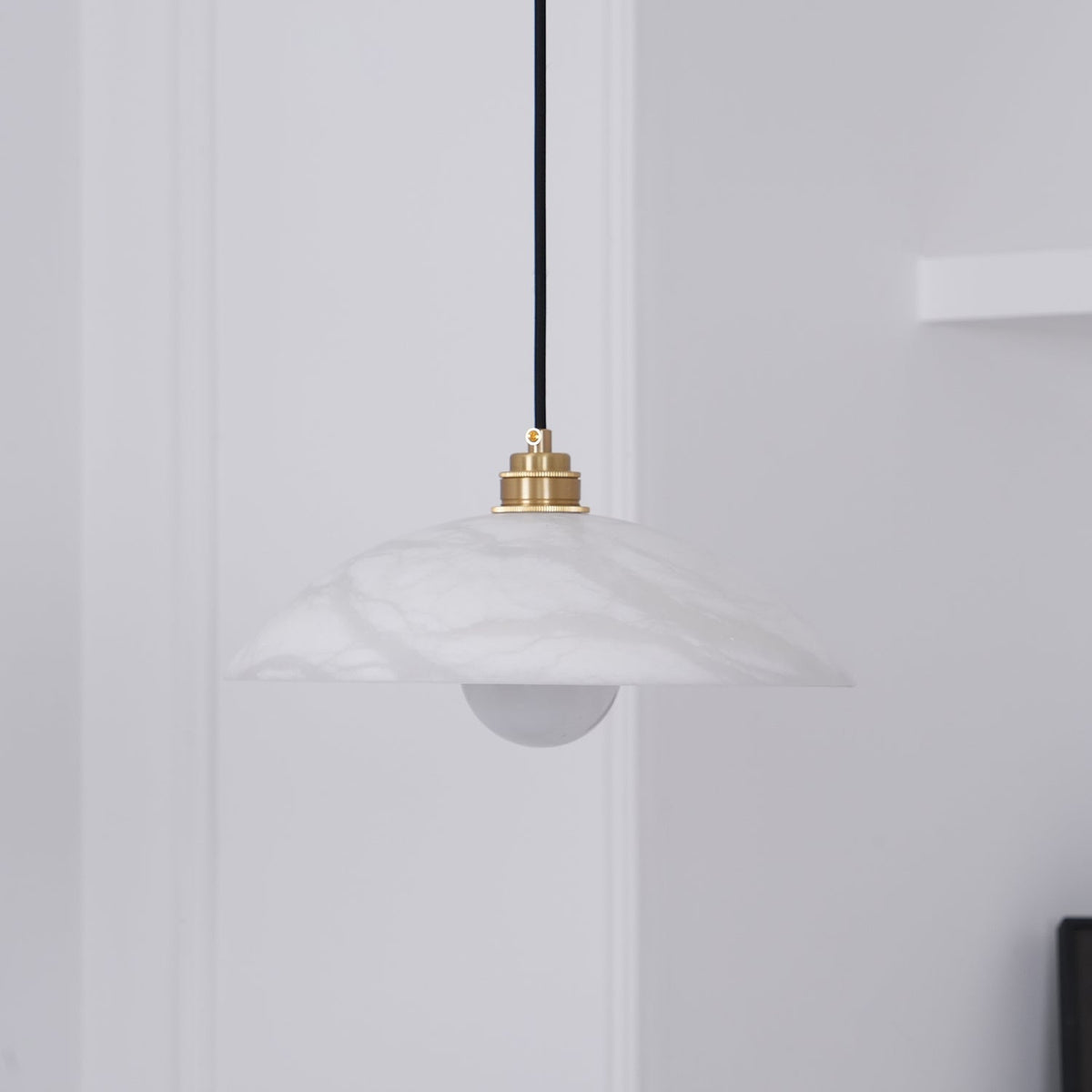 Alabaster Dome Pendant Lamp Position 24