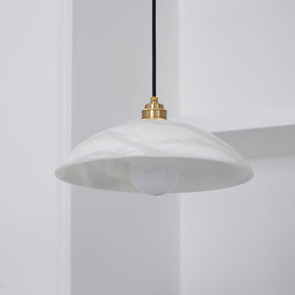 Alabaster Dome Pendant Lamp Position 26