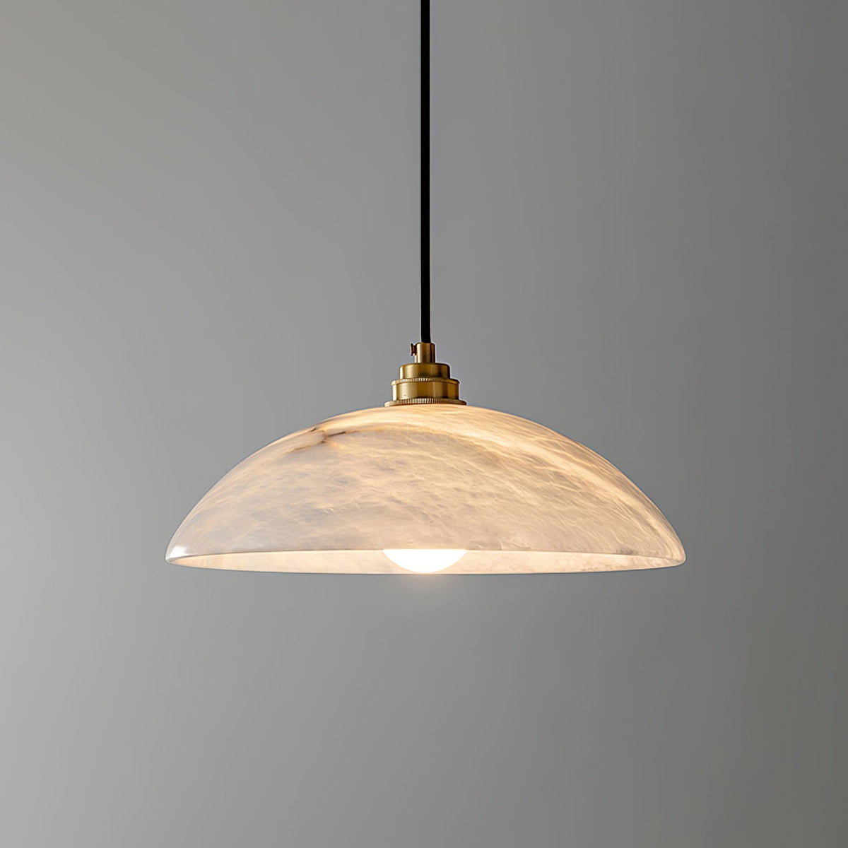 Alabaster Dome Pendant Lamp Position 14
