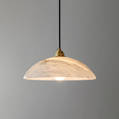 Alabaster Dome Pendant Lamp Position 14