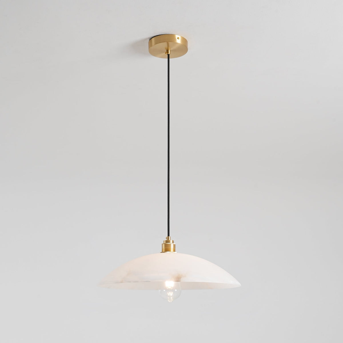 Alabaster Dome Pendant Lamp Position 31