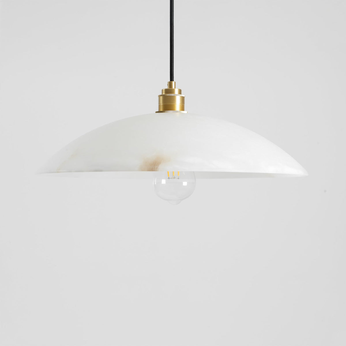 Alabaster Dome Pendant Lamp Position 32