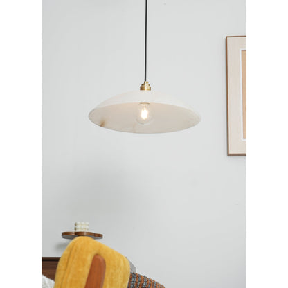 Alabaster Dome Pendant Lamp Position 34