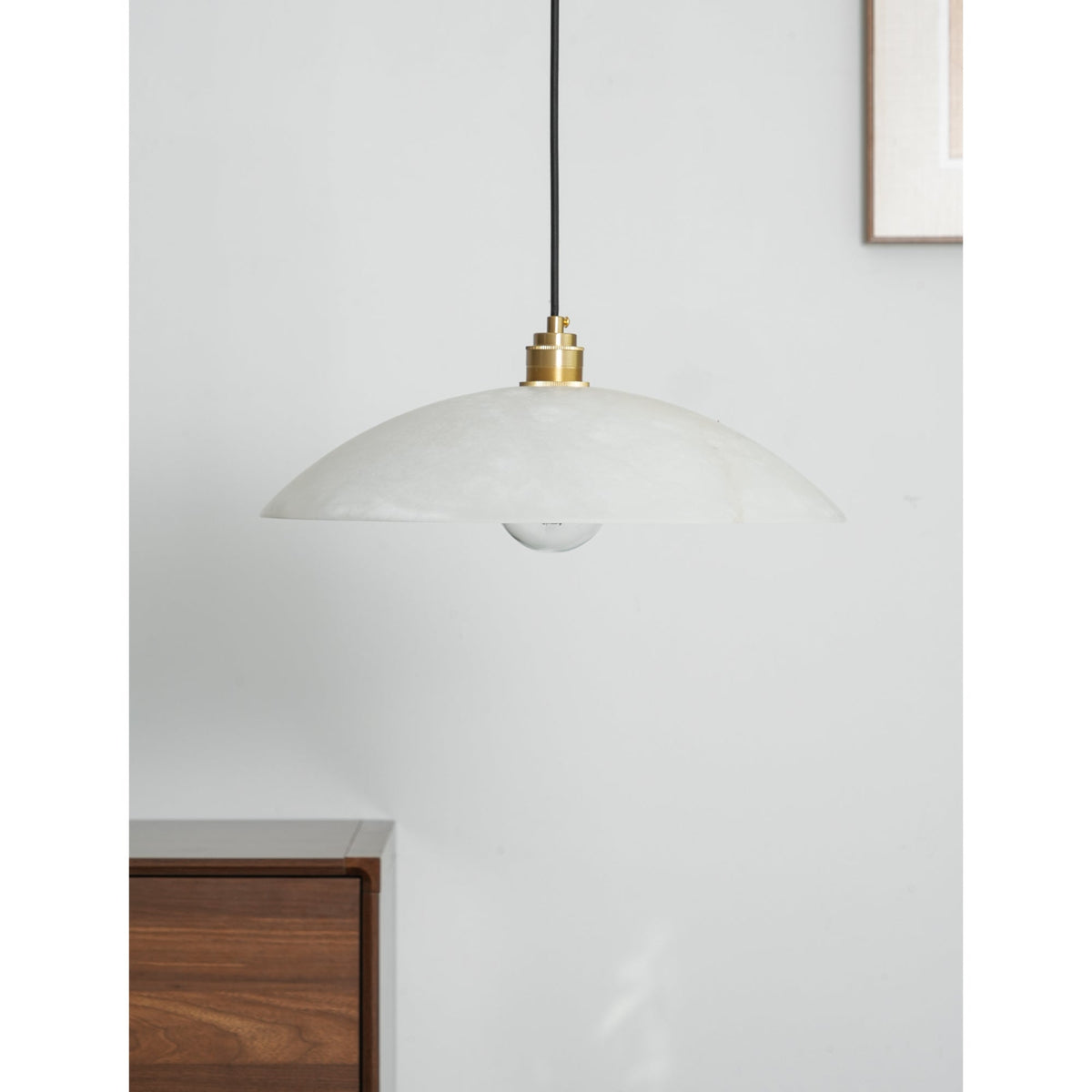 Alabaster Dome Pendant Lamp Position 36