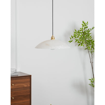Alabaster Dome Pendant Lamp Position 37