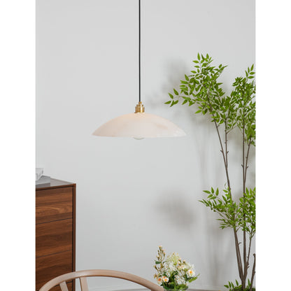 Alabaster Dome Pendant Lamp Position 42