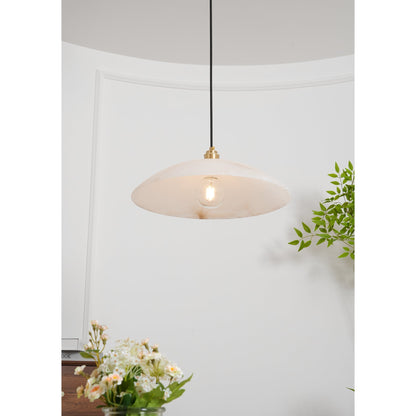 Alabaster Dome Pendant Lamp Position 43