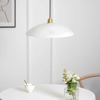 Alabaster Dome Pendant Lamp Position 28