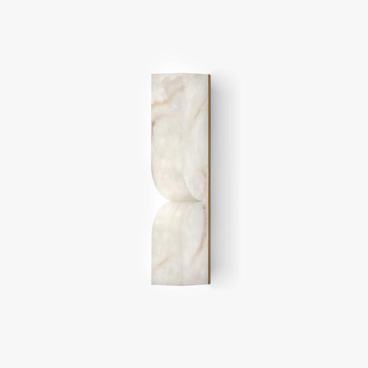 Alabaster Wall Sconce with Adjustable Light Direction